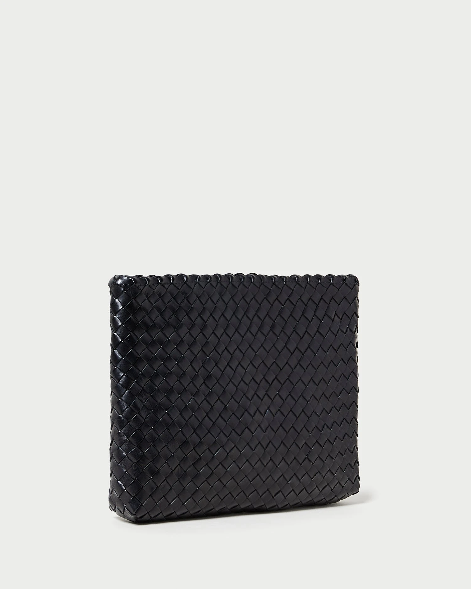 Loeffler Randall Marissa Black Flat Woven Clutch 4 Loeffler Randall Marissa Black Flat Woven Clutch - Image 2