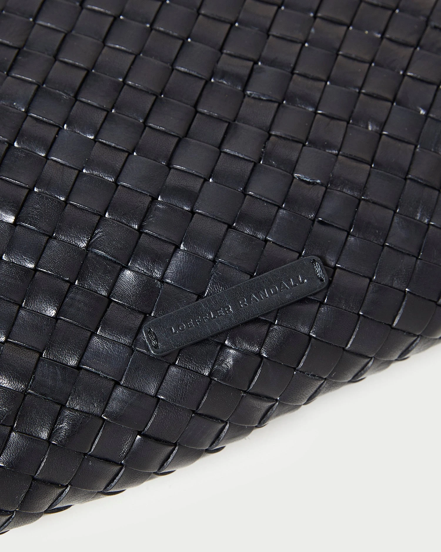 Loeffler Randall Marissa Black Flat Woven Clutch 5 Loeffler Randall Marissa Black Flat Woven Clutch - Image 3