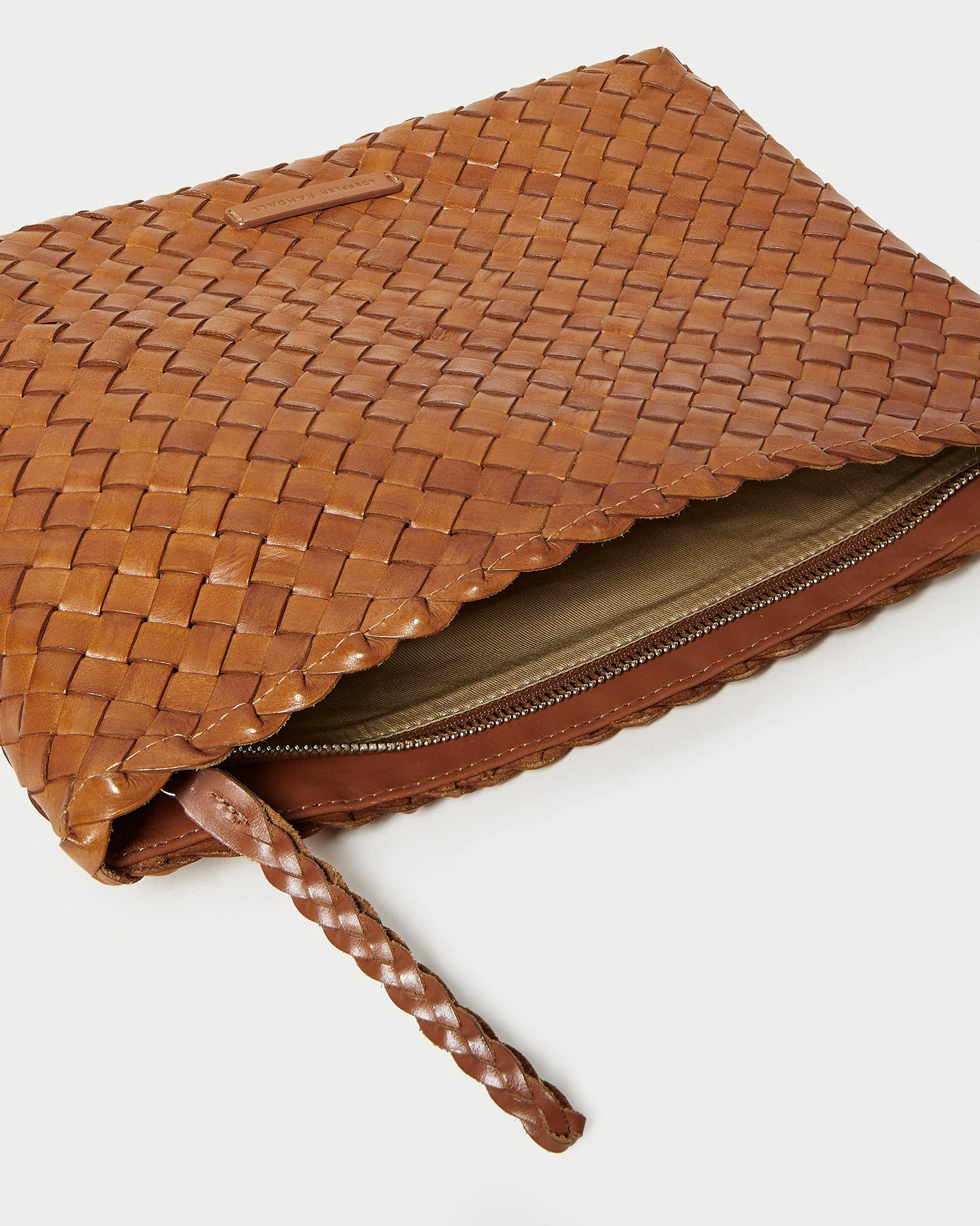 Loeffler Randall Marissa Timber Flat Woven Clutch 6 Loeffler Randall Marissa Timber Flat Woven Clutch - Image 4