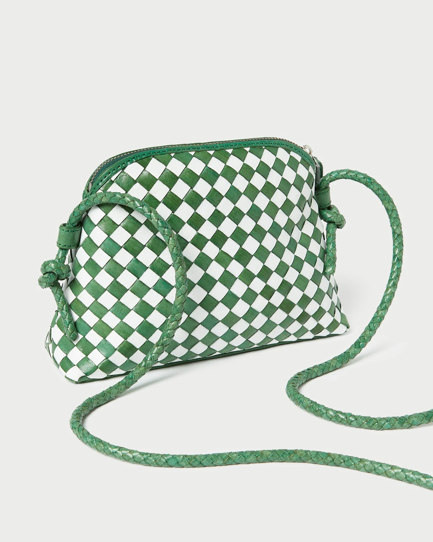 Loeffler Randall Marybeth Emerald/White Mini Crossbody 4 Loeffler Randall Marybeth Emerald/White Mini Crossbody - Image 2