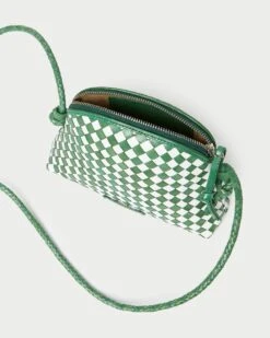 Loeffler Randall Marybeth Emerald/White Mini Crossbody 9 Loeffler Randall Marybeth Emerald/White Mini Crossbody -Loeffler Randall MARYBETH SWL BEWHI 3