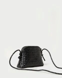 Loeffler Randall Marybeth Black Mini Woven Crossbody 8 Loeffler Randall Marybeth Black Mini Woven Crossbody -Loeffler Randall MARYBETH WL BLACK 2