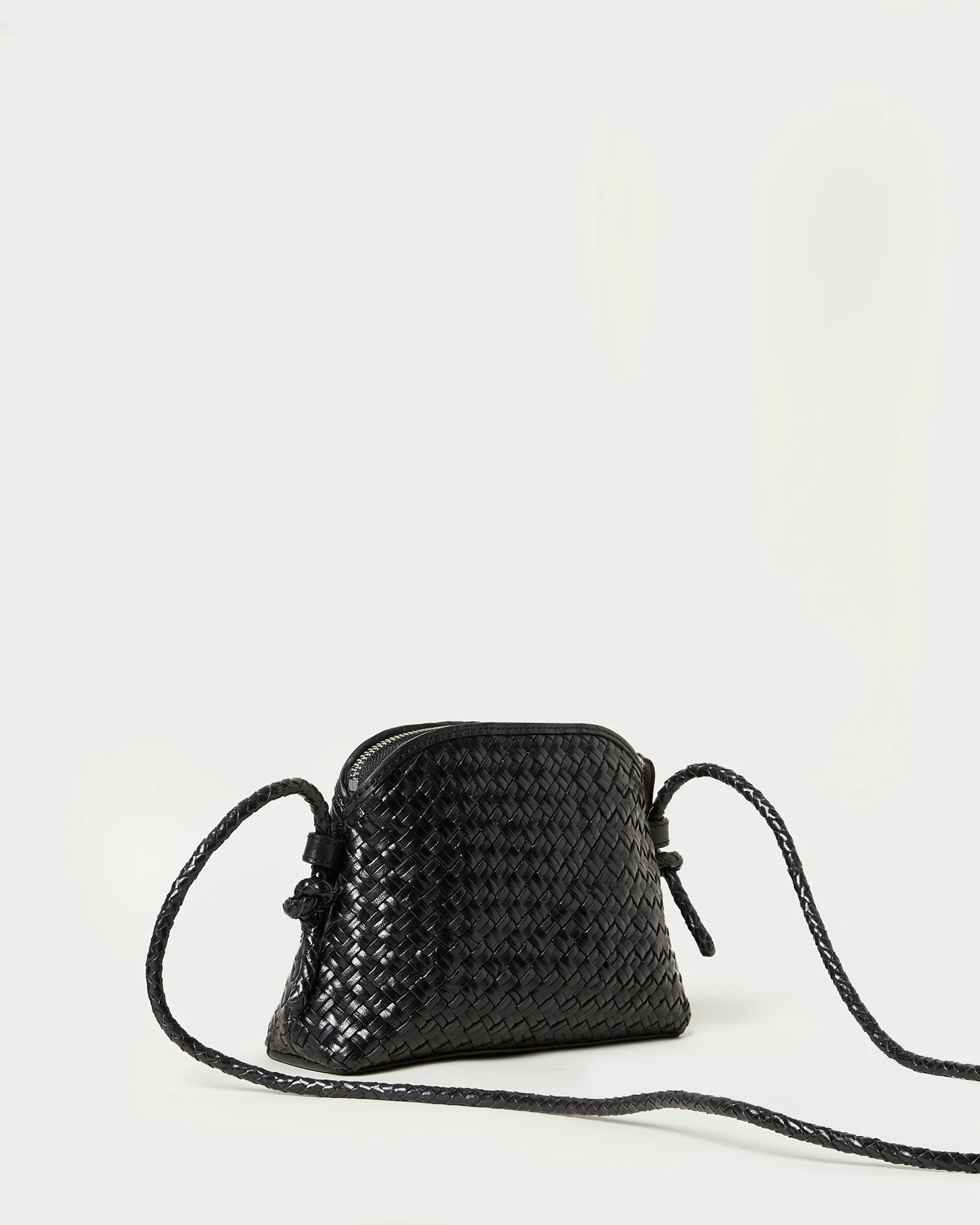 Loeffler Randall Marybeth Black Mini Woven Crossbody 4 Loeffler Randall Marybeth Black Mini Woven Crossbody - Image 2