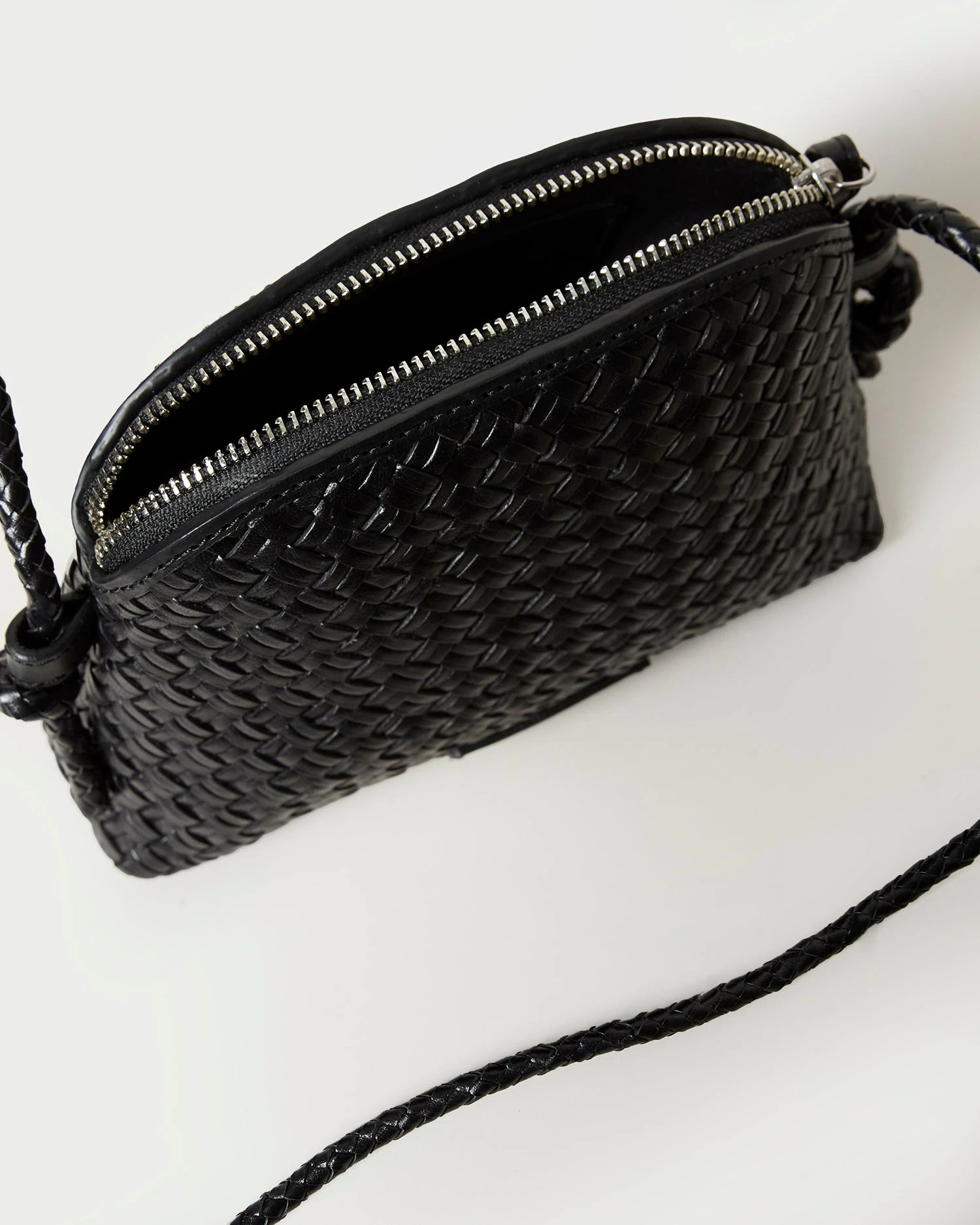 Loeffler Randall Marybeth Black Mini Woven Crossbody 6 Loeffler Randall Marybeth Black Mini Woven Crossbody - Image 4