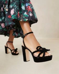 Loeffler Randall Melany Black Platform Bow Heel 11 Loeffler Randall Melany Black Platform Bow Heel -Loeffler Randall MELANY VL BLACK 5