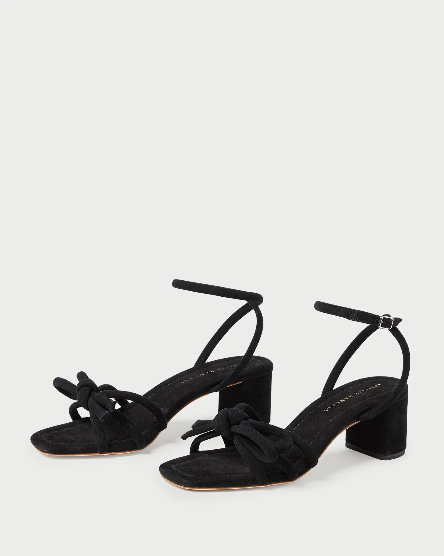 Loeffler Randall Mikel Black Bow Mid-Heel Sandal 6 Loeffler Randall Mikel Black Bow Mid-Heel Sandal - Image 4