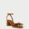 Loeffler Randall Mikel Cacao Bow Mid-Heel Sandal 1 Loeffler Randall Mikel Cacao Bow Mid-Heel Sandal -Loeffler Randall MIKEL KS CACAO 1copy 1