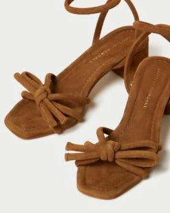 Loeffler Randall Mikel Cacao Bow Mid-Heel Sandal 10 Loeffler Randall Mikel Cacao Bow Mid-Heel Sandal -Loeffler Randall MIKEL KS CACAO 4copy