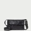Loeffler Randall Miller Black/Green Woven Shoulder Bag 1 Loeffler Randall Miller Black/Green Woven Shoulder Bag -Loeffler Randall MILLER WL BLBGR 1
