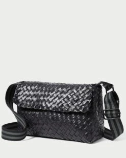 Loeffler Randall Miller Black/Green Woven Shoulder Bag 8 Loeffler Randall Miller Black/Green Woven Shoulder Bag -Loeffler Randall MILLER WL BLBGR 2
