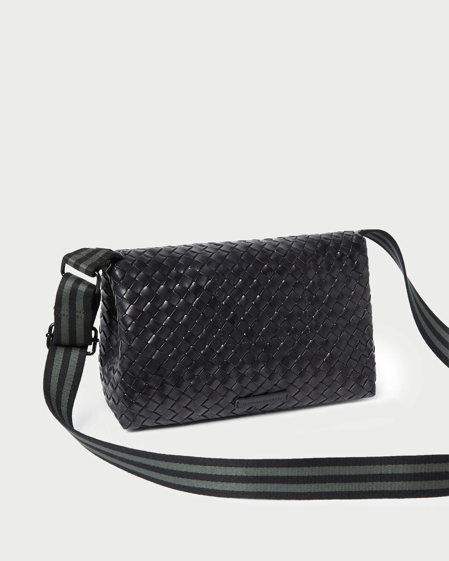 Loeffler Randall Miller Black/Green Woven Shoulder Bag 5 Loeffler Randall Miller Black/Green Woven Shoulder Bag - Image 3