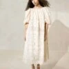 Loeffler Randall Mimi Tan Oversized Puff-Sleeve Dress 2 Loeffler Randall Mimi Tan Oversized Puff-Sleeve Dress -Loeffler Randall MIMI LACE TAN 018copy 0200f7b9 fb24 41e3 932c 1703488b3b51
