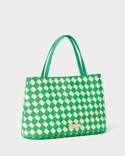 Loeffler Randall Minnow Green/Cream Mini Tote 8 Loeffler Randall Minnow Green/Cream Mini Tote -Loeffler Randall MINNOW WR GRCRE 2