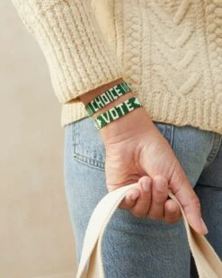 Loeffler Randall Deep Green Vote/Choice Bracelets 7 Loeffler Randall Deep Green Vote/Choice Bracelets -Loeffler Randall MayanBracelet ChoiceVote 3
