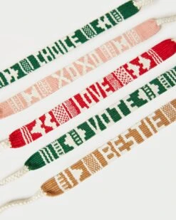 Loeffler Randall Red Love/Pink XOXO Bracelets 10 Loeffler Randall Red Love/Pink XOXO Bracelets -Loeffler Randall MayanBracelet LoveXOXO 4