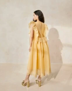 Loeffler Randall Naomi Dune Embroidered Scalloped Dress 7 Loeffler Randall Naomi Dune Embroidered Scalloped Dress -Loeffler Randall NAOMI OR DUNE 070copy2