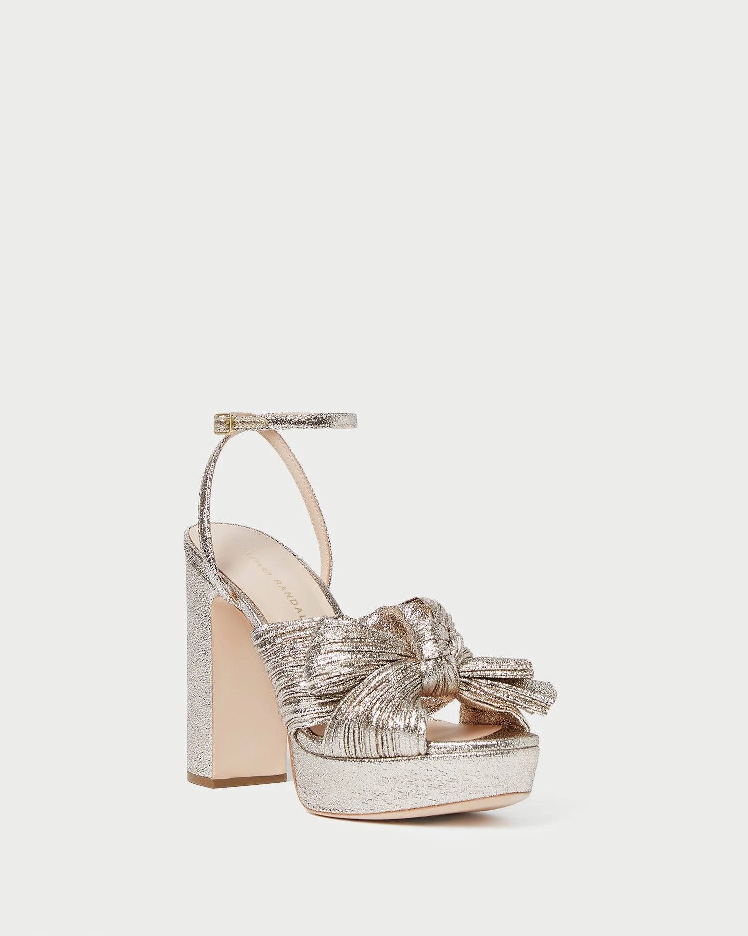 Loeffler Randall Natalia Champagne Platform Bow Heel 3 Loeffler Randall Natalia Champagne Platform Bow Heel