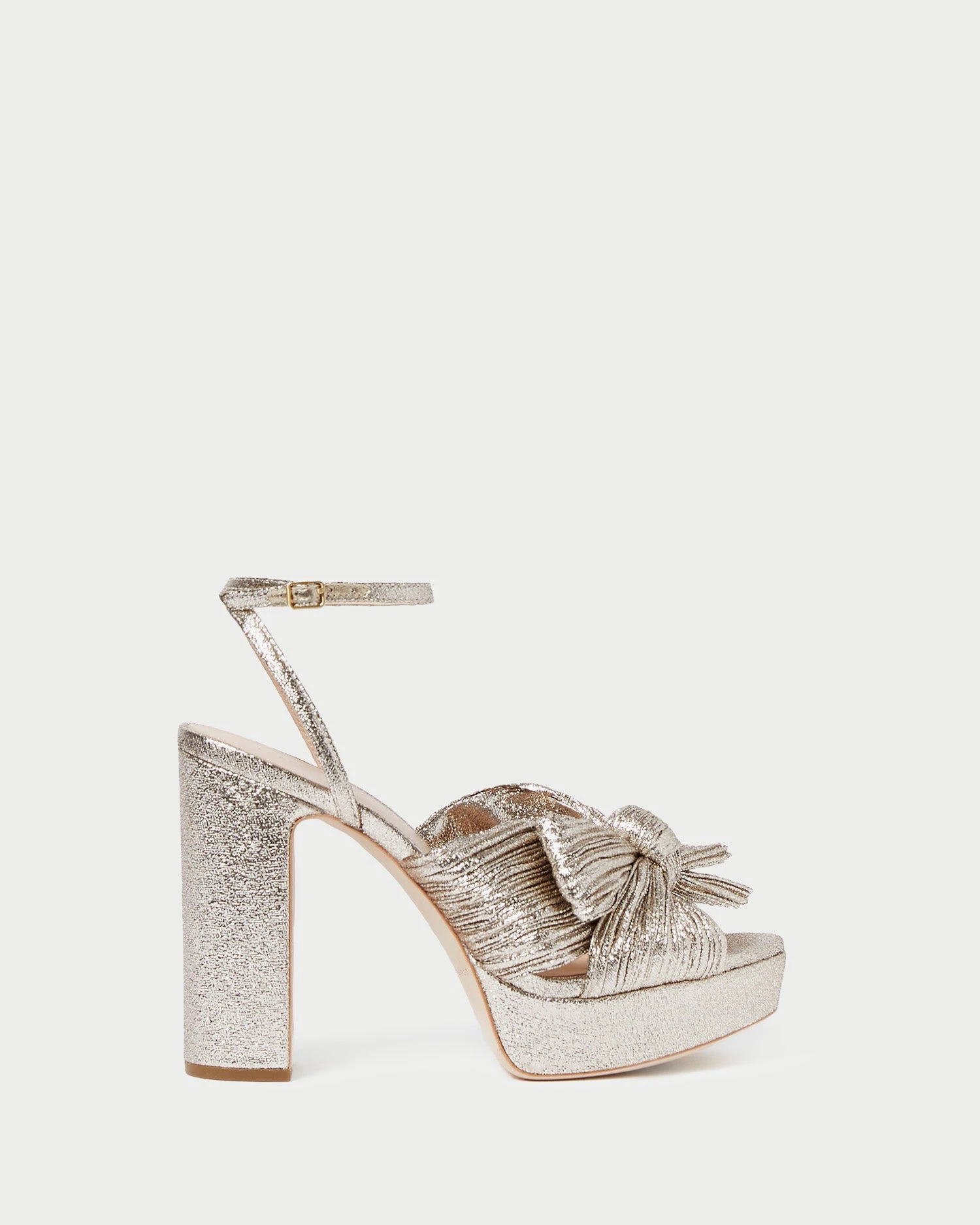 Loeffler Randall Natalia Champagne Platform Bow Heel 4 Loeffler Randall Natalia Champagne Platform Bow Heel - Image 2