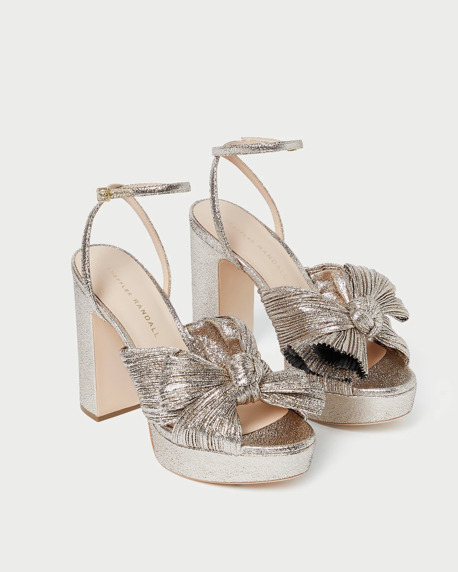 Loeffler Randall Natalia Champagne Platform Bow Heel 6 Loeffler Randall Natalia Champagne Platform Bow Heel - Image 4