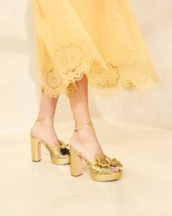 Loeffler Randall Natalia Oro Platform Bow Heel 11 Loeffler Randall Natalia Oro Platform Bow Heel -Loeffler Randall NATALIA PLA ORO 056copy