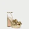 Loeffler Randall Natalia Oro Platform Bow Heel 2 Loeffler Randall Natalia Oro Platform Bow Heel -Loeffler Randall NATALIA PLA ORO 1 1