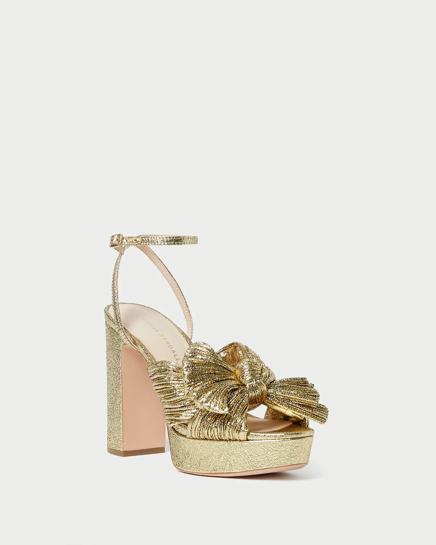 Loeffler Randall Natalia Oro Platform Bow Heel 3 Loeffler Randall Natalia Oro Platform Bow Heel