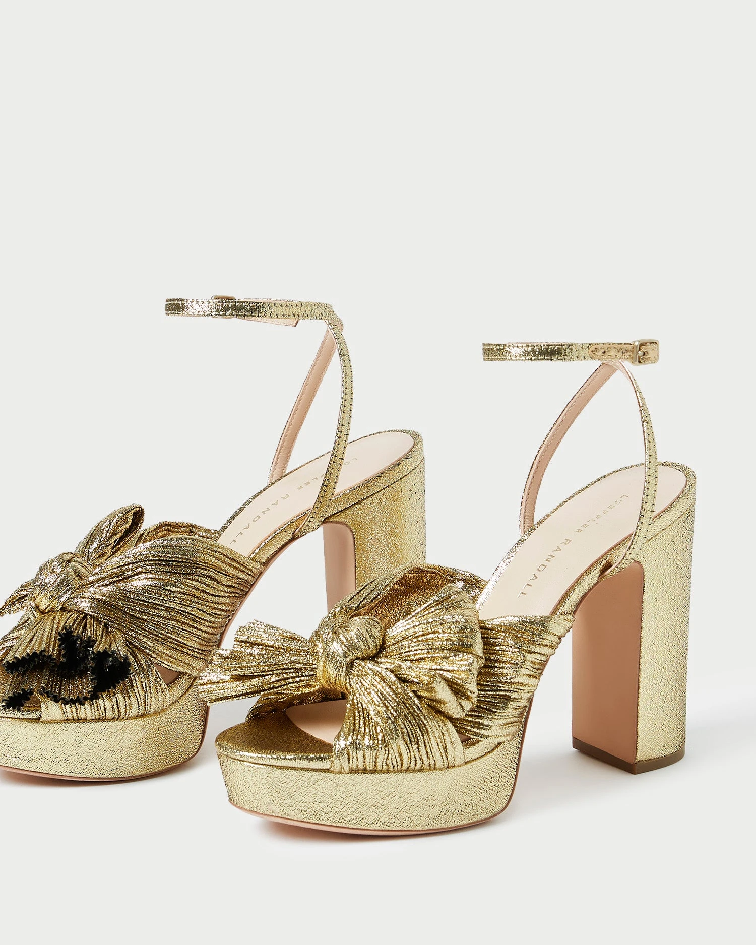 Loeffler Randall Natalia Oro Platform Bow Heel 6 Loeffler Randall Natalia Oro Platform Bow Heel - Image 4