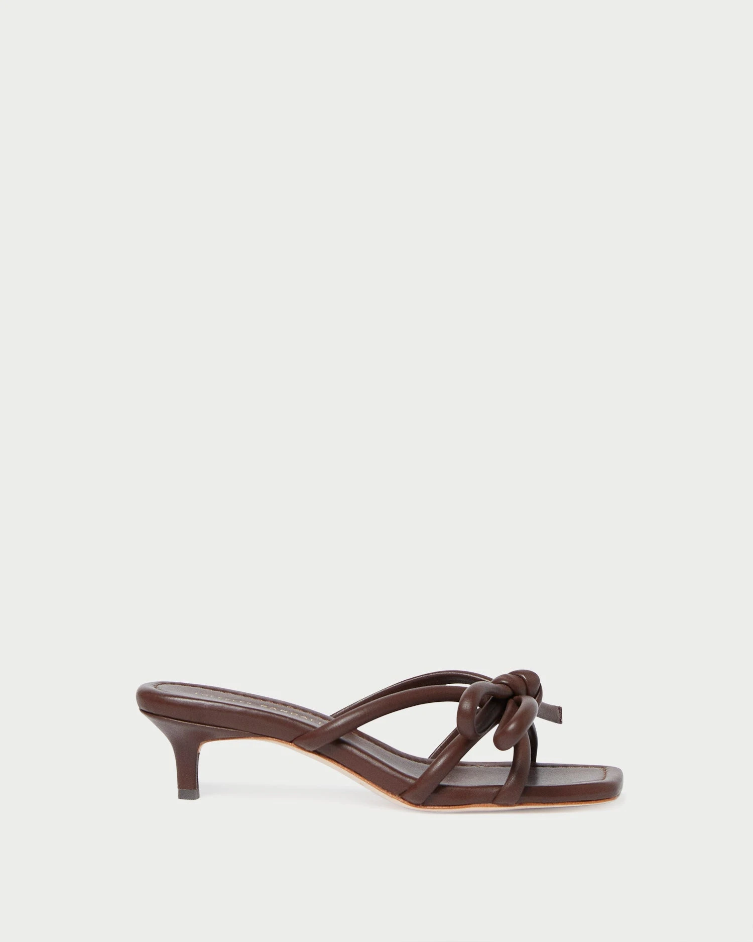 Loeffler Randall Neely Chocolate Bow Kitten-Heel Sandal 4 Loeffler Randall Neely Chocolate Bow Kitten-Heel Sandal - Image 2