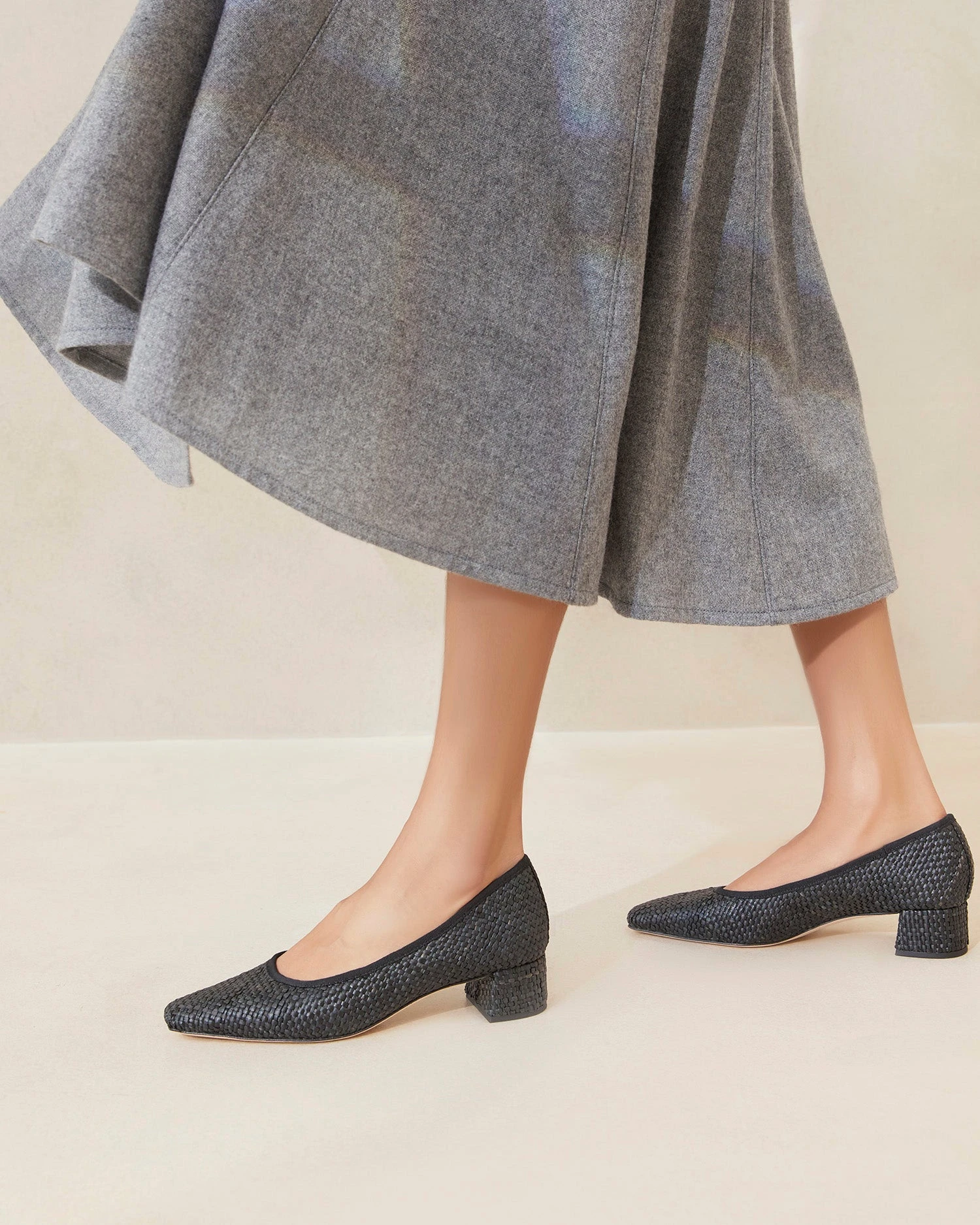 Loeffler Randall Nerine Black Mid-Heel Pump 7 Loeffler Randall Nerine Black Mid-Heel Pump - Image 5