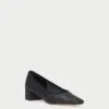 Loeffler Randall Nerine Black Mid-Heel Pump 1 Loeffler Randall Nerine Black Mid-Heel Pump -Loeffler Randall NERINE R BLACK 1