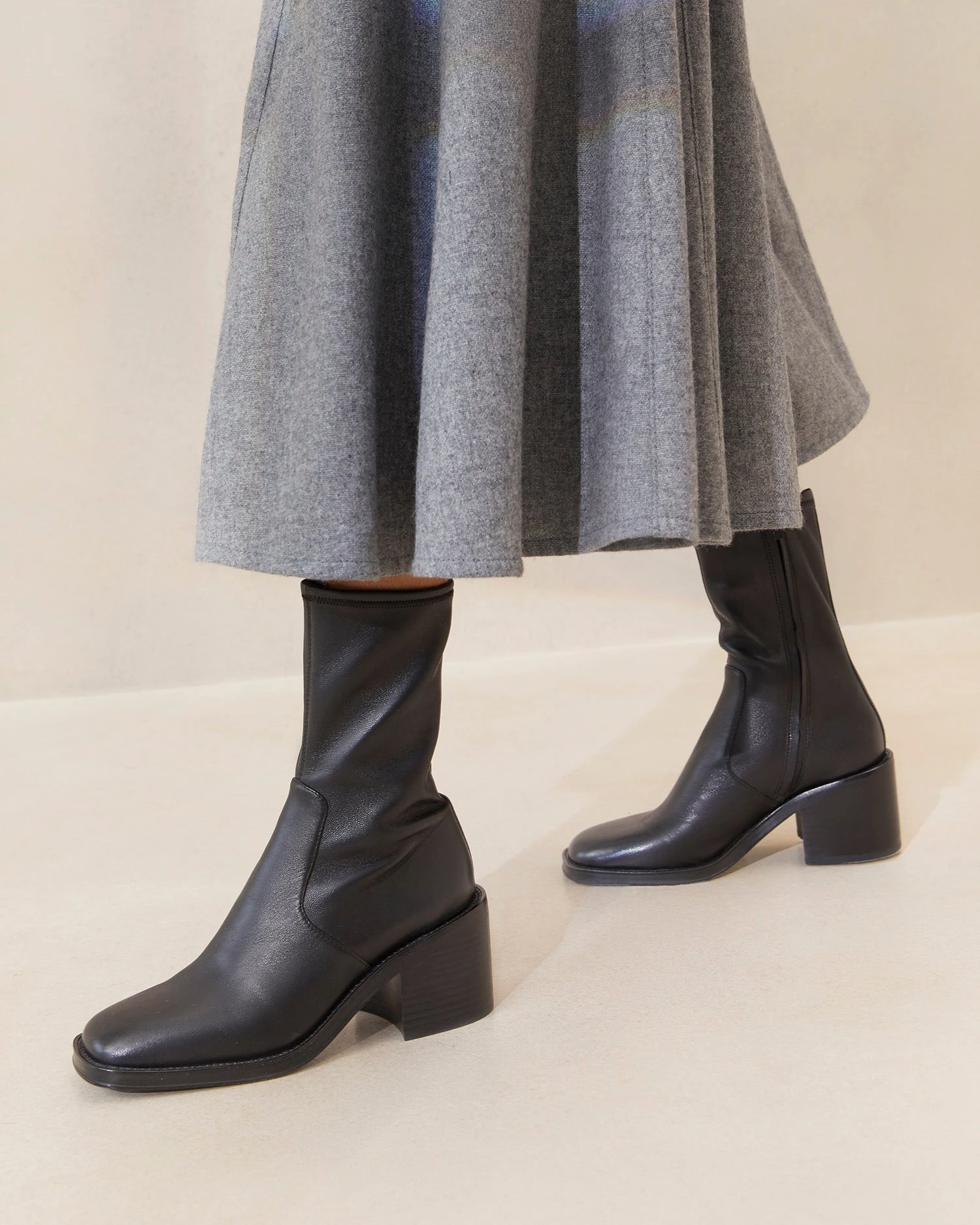 Loeffler Randall Nolan Black Stretch Bootie 7 Loeffler Randall Nolan Black Stretch Bootie - Image 5