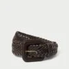 Loeffler Randall Oliver Chocolate Thin Belt 2 Loeffler Randall Oliver Chocolate Thin Belt -Loeffler Randall OLIVER WL CHOKO 1