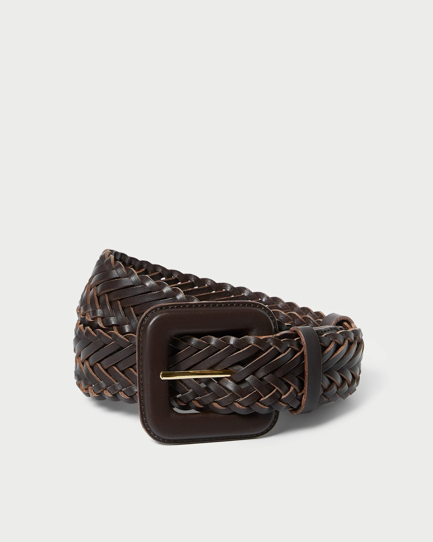 Loeffler Randall Oliver Chocolate Thin Belt 3 Loeffler Randall Oliver Chocolate Thin Belt