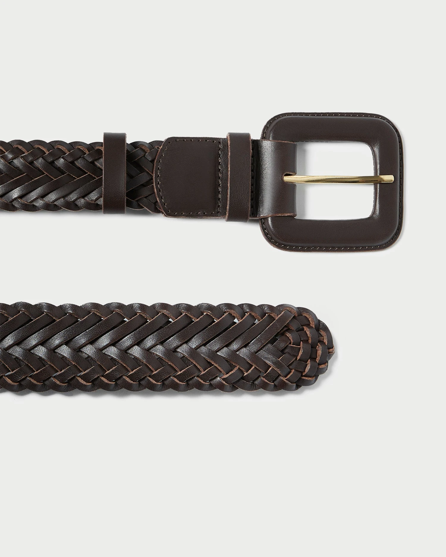 Loeffler Randall Oliver Chocolate Thin Belt 4 Loeffler Randall Oliver Chocolate Thin Belt - Image 2