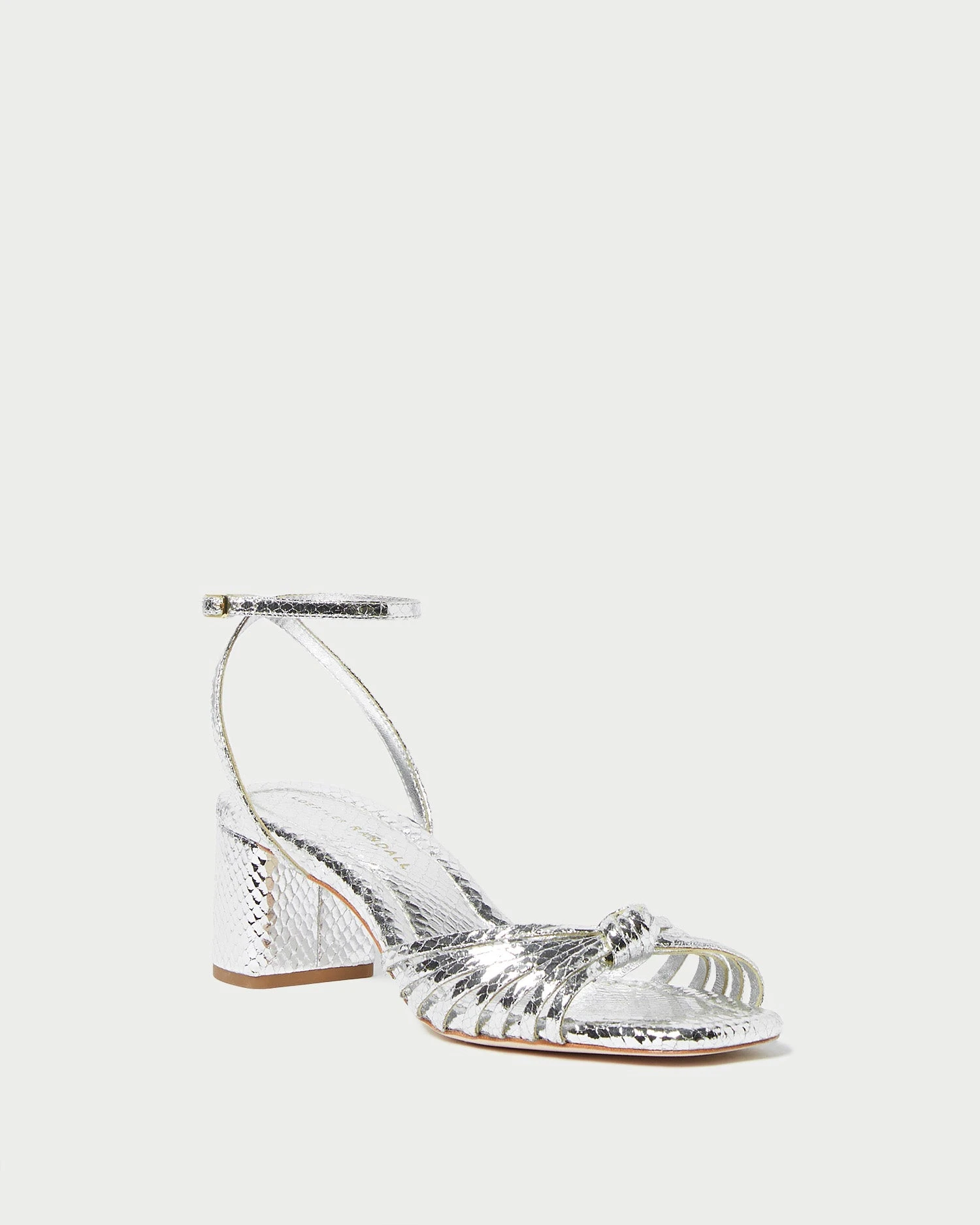 Loeffler Randall Olivia Silver Knot Mid-Heel 3 Loeffler Randall Olivia Silver Knot Mid-Heel