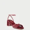 Loeffler Randall Olivia Tea Rose Knot Mid-Heel 1 Loeffler Randall Olivia Tea Rose Knot Mid-Heel -Loeffler Randall OLIVIA VL TEARO 1 1