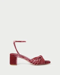 Loeffler Randall Olivia Tea Rose Knot Mid-Heel 8 Loeffler Randall Olivia Tea Rose Knot Mid-Heel -Loeffler Randall OLIVIA VL TEARO 2 1