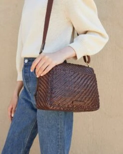 Loeffler Randall Patricia Chocolate Woven Camera Bag 11 Loeffler Randall Patricia Chocolate Woven Camera Bag -Loeffler Randall PATRICIA WL CHOCO 5