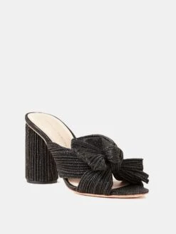 Loeffler Randall Penny Bow Mule -Loeffler Randall PENNY GLTRxBLACKGLITTERxAlt2 23763724