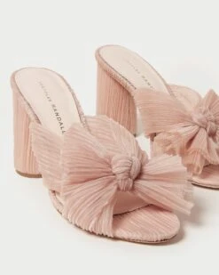 Loeffler Randall Penny Beauty Pleated Bow Heel 9 Loeffler Randall Penny Beauty Pleated Bow Heel -Loeffler Randall PENNY PLFA BEATY 3 1