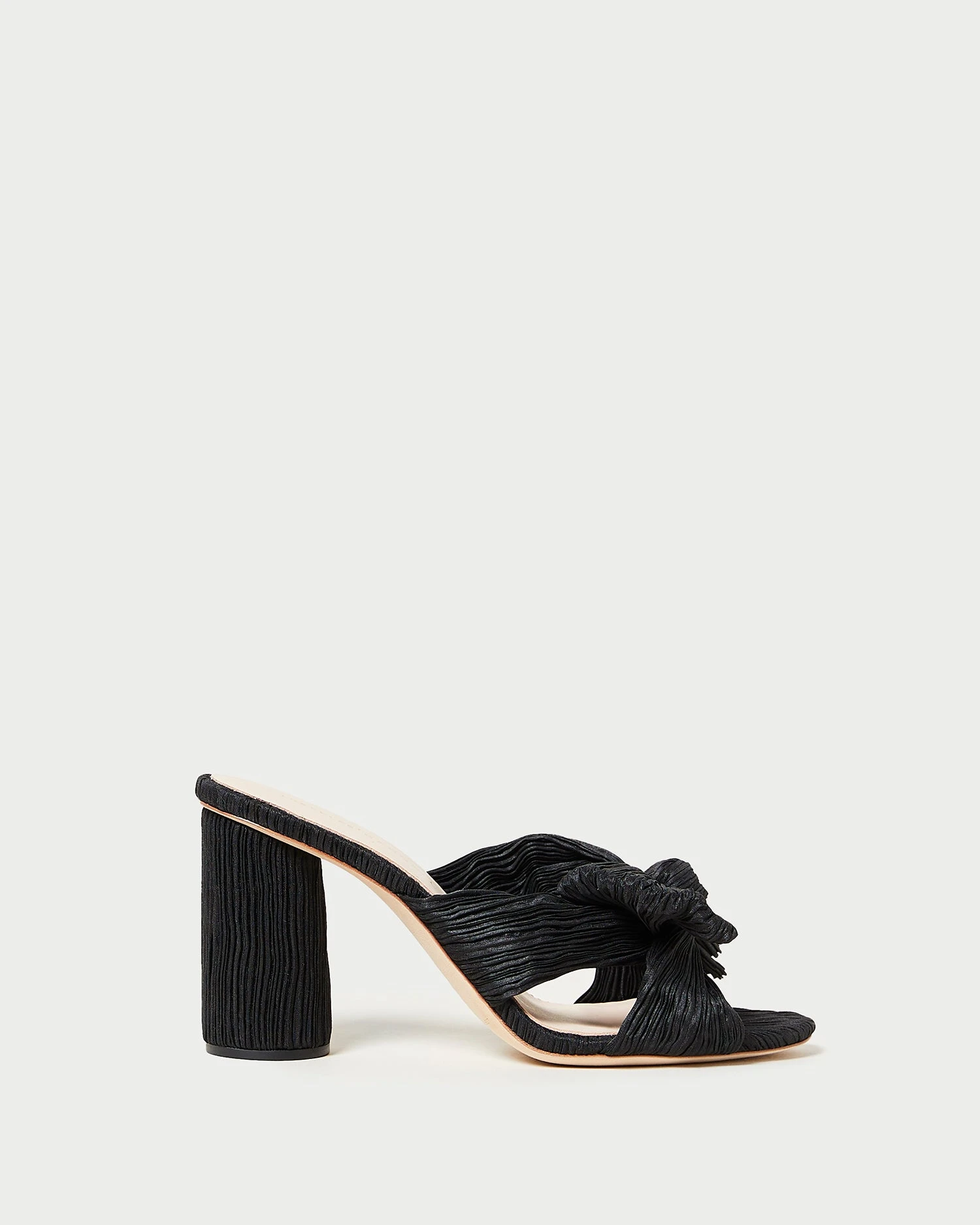 Loeffler Randall Penny Black Pleated Bow Heel 4 Loeffler Randall Penny Black Pleated Bow Heel - Image 2