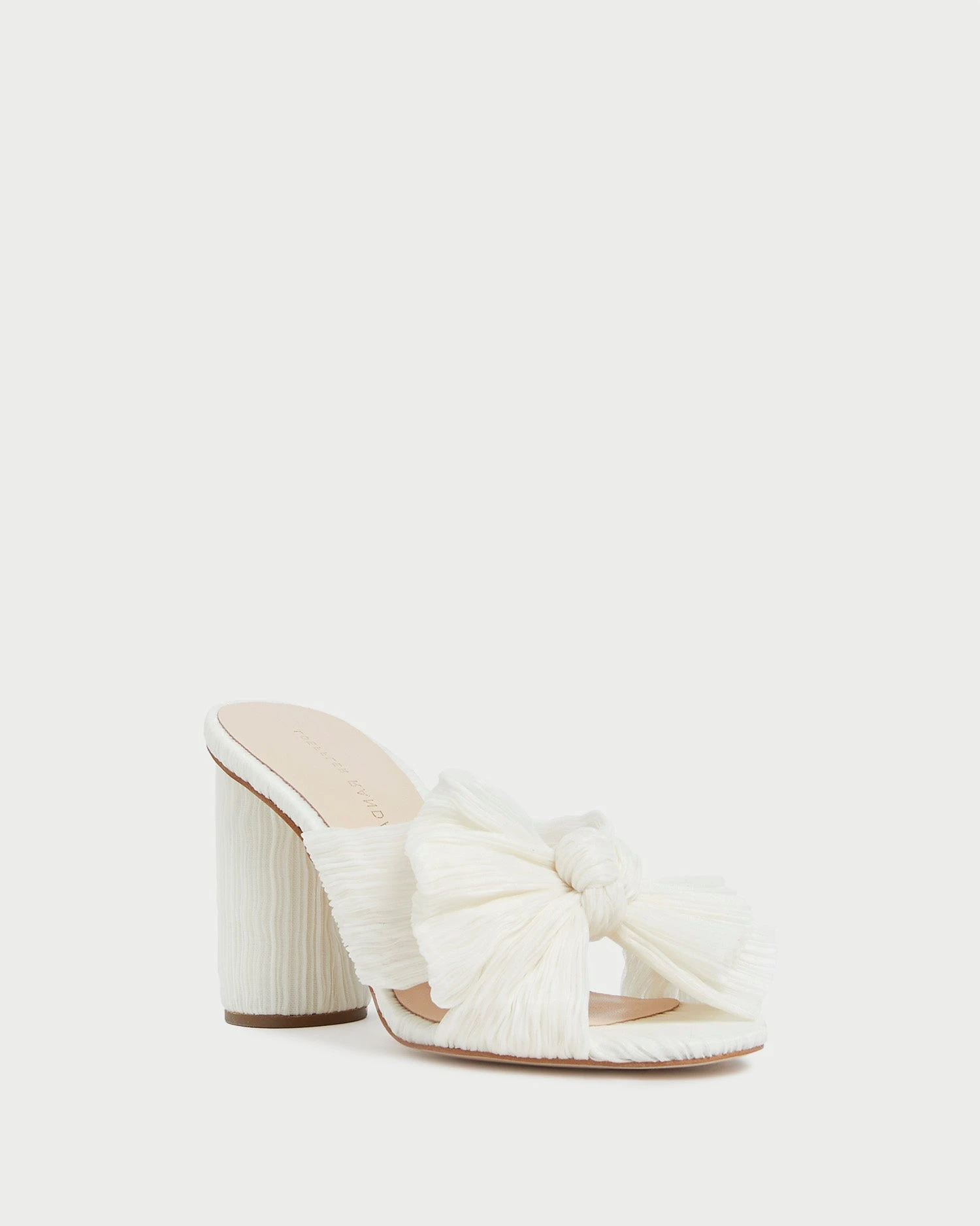 Loeffler Randall Penny Pearl Pleated Bow Heel 3 Loeffler Randall Penny Pearl Pleated Bow Heel