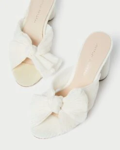 Loeffler Randall Penny Pearl Pleated Bow Heel 9 Loeffler Randall Penny Pearl Pleated Bow Heel -Loeffler Randall PENNY PLFV PEARL 3