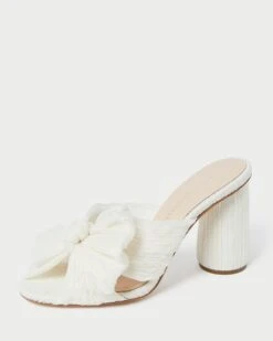 Loeffler Randall Penny Pearl Pleated Bow Heel 10 Loeffler Randall Penny Pearl Pleated Bow Heel -Loeffler Randall PENNY PLFV PEARL 4 1