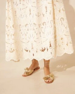 Loeffler Randall Peony Gold Pleated Bow Slide 11 Loeffler Randall Peony Gold Pleated Bow Slide -Loeffler Randall PEONY PLA GOLD 013copy