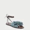 Loeffler Randall Peony Green Gingham Bow Slide 2 Loeffler Randall Peony Green Gingham Bow Slide -Loeffler Randall PEONY PLFA MGRGI 1