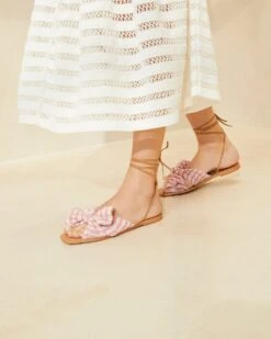Loeffler Randall Peony Pink Gingham Bow Slide 11 Loeffler Randall Peony Pink Gingham Bow Slide -Loeffler Randall PEONY PLFA SPKGI 027copy