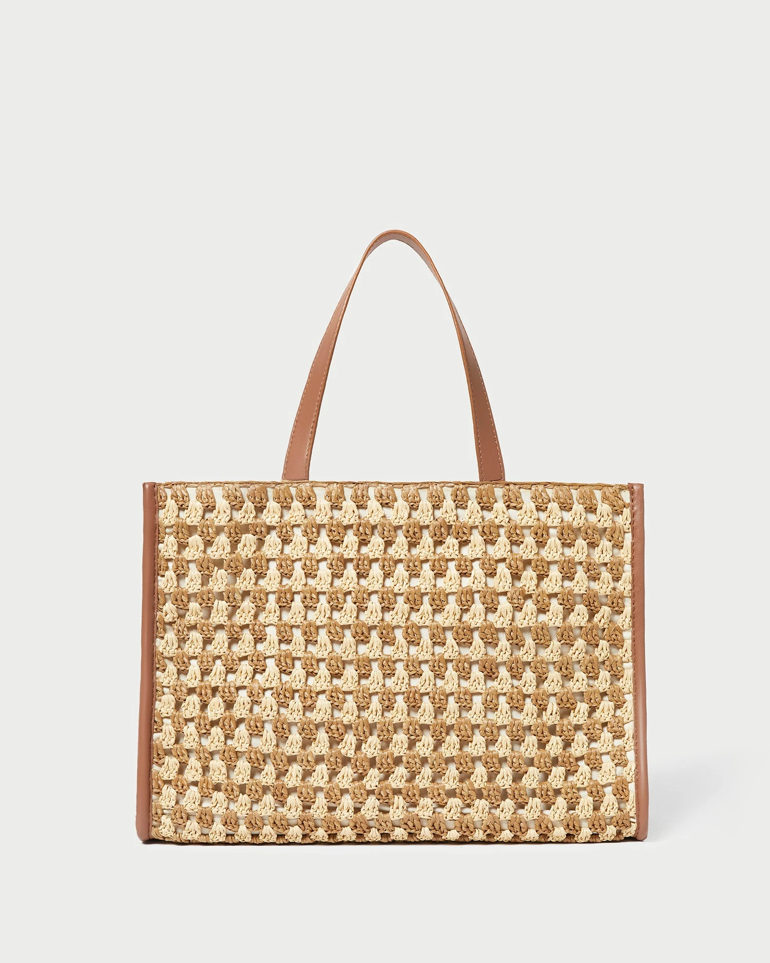 Loeffler Randall Pia Natural/Brown Crochet Tote 3 Loeffler Randall Pia Natural/Brown Crochet Tote