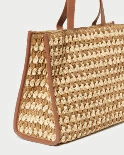 Loeffler Randall Pia Natural/Brown Crochet Tote 7 Loeffler Randall Pia Natural/Brown Crochet Tote -Loeffler Randall PIA RL NATBC 3