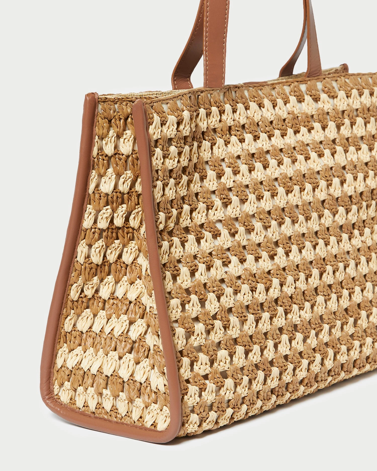 Loeffler Randall Pia Natural/Brown Crochet Tote 5 Loeffler Randall Pia Natural/Brown Crochet Tote - Image 3